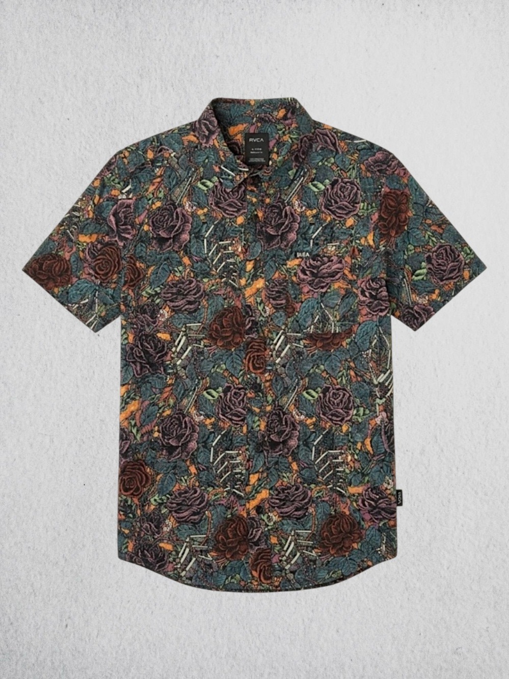 2/30$ RVCA Multicolor Floral Men's Shirt